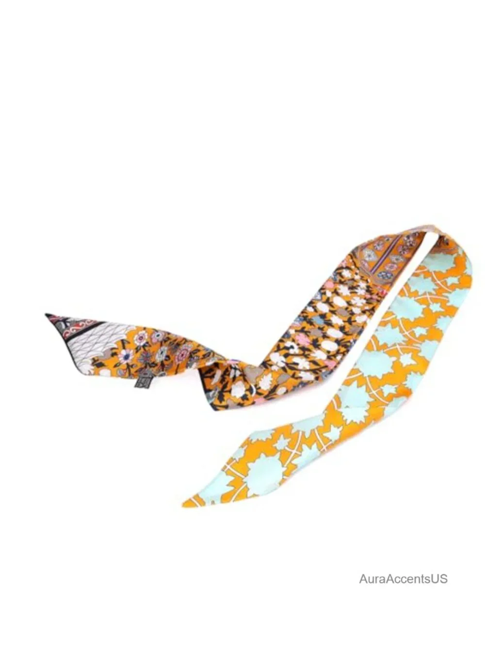 100% Mulberry Silk Fashion Scarf Hair Ribbon Necktie Handbag Scarf for Women